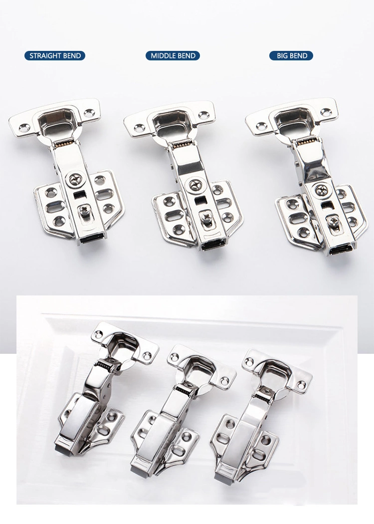 New Hot Sale 35mm Spring Loaded Slide on Two Way Hinges Cabinets Fitting Cabinet Door Hinge