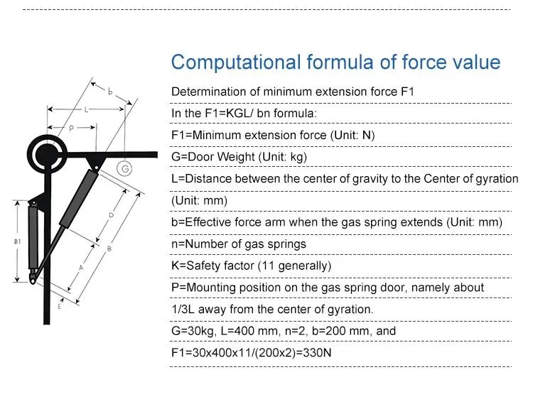 Ball Joints Gas Spring, Gas Struts with Ball Head Fittings