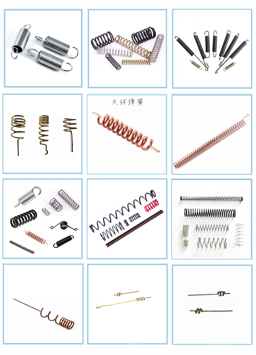 Custom Metal Double Hook Extension Spring Extension Spring
