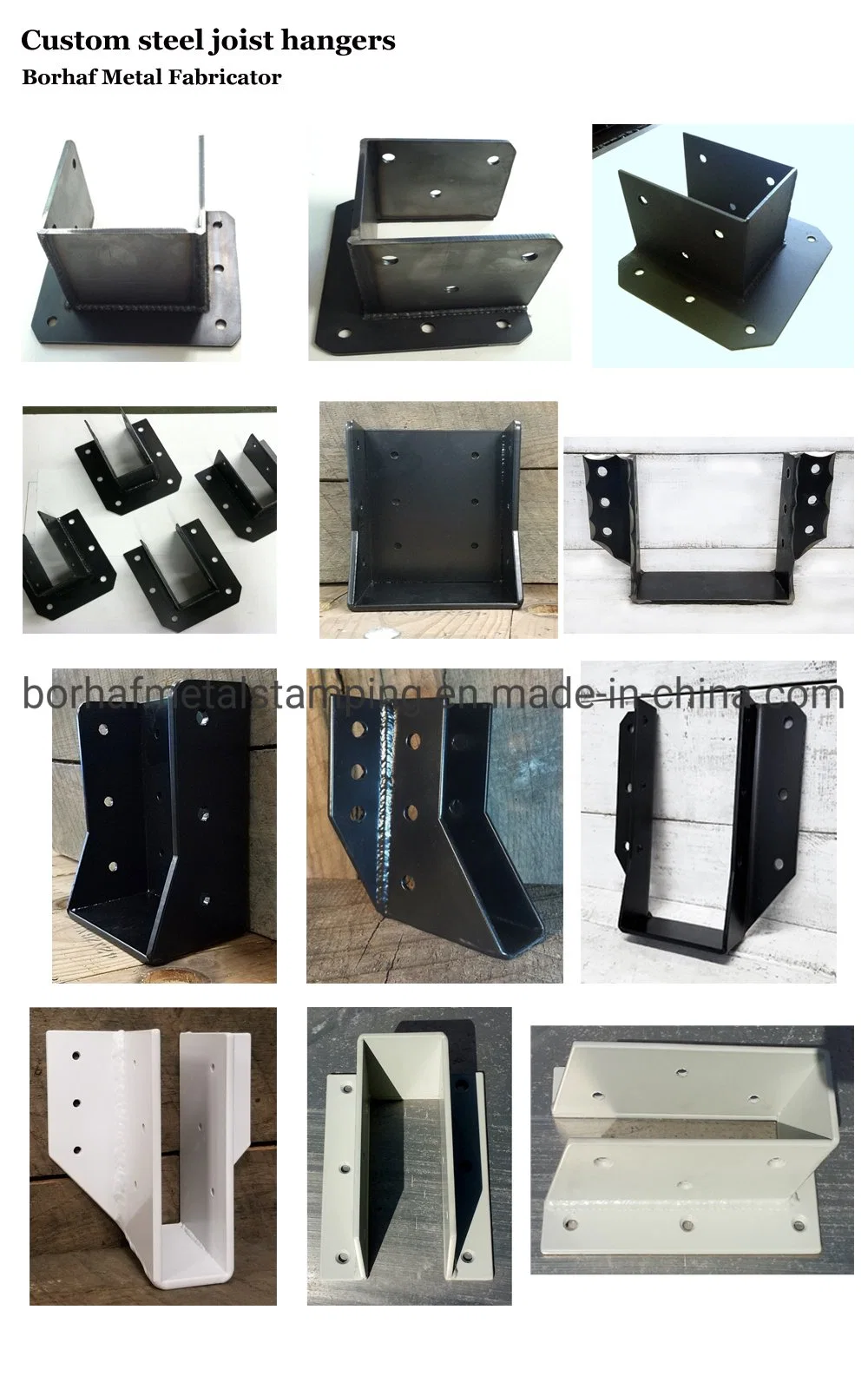 Bracket Custom Joist Hanger Angel Bracketcustom Fabracation Structure Connector Joist Hangers CNC Parts China Metal Fabrication Sheet Metal Stamping Parts