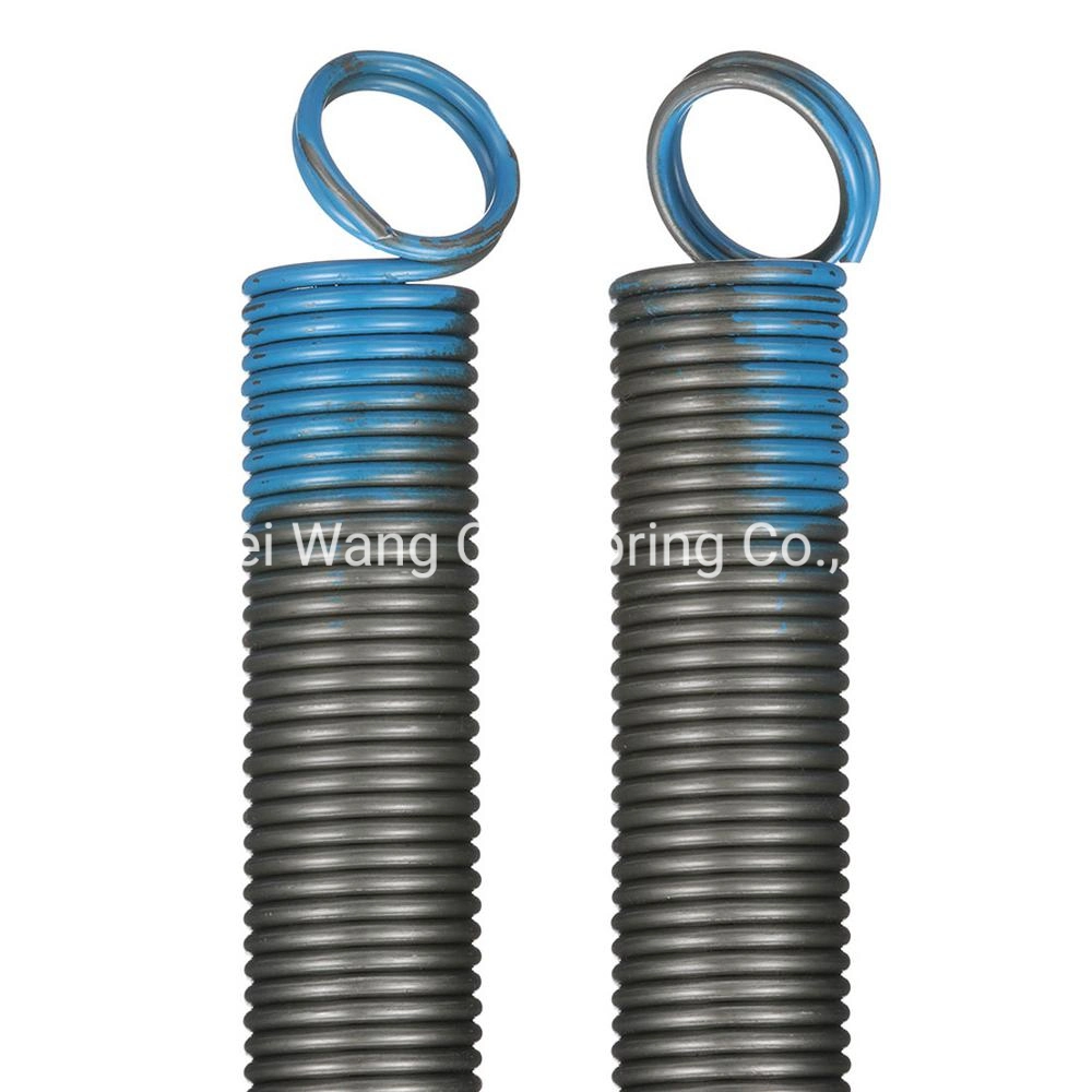 High Carbon Steel Coils Extension Spring with Double Hooks