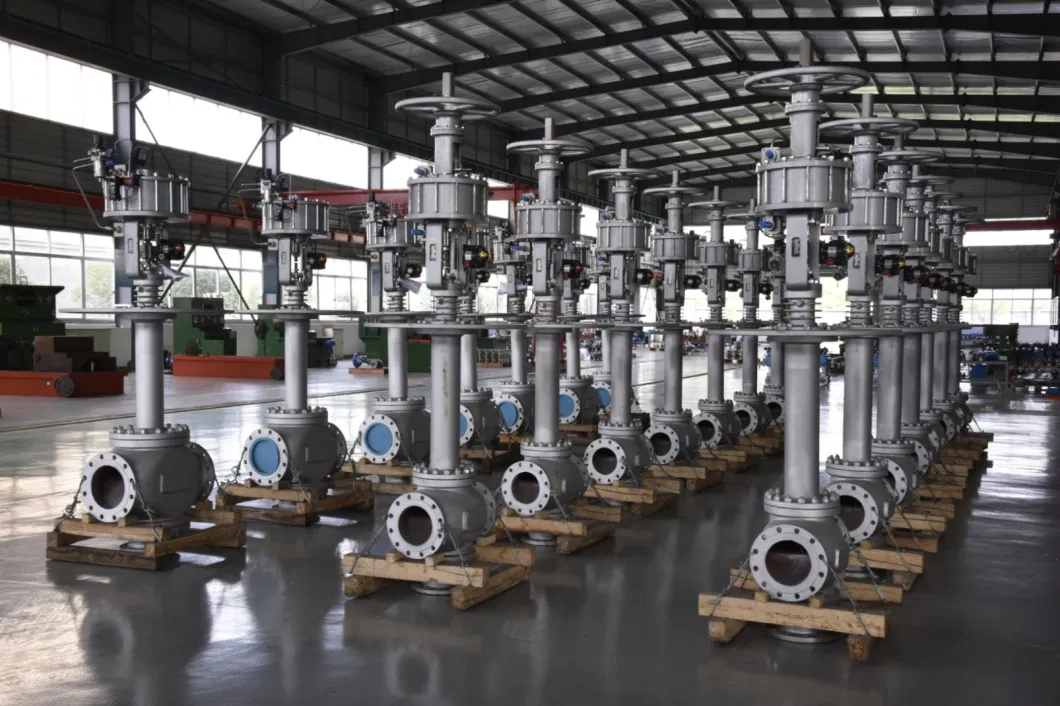 Pneumatic Flanged Ends Metal Seated V Port Segment Control Ball Valve