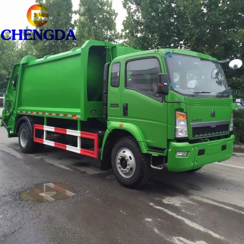 HOWO 4X2 12cbm Used Garbage Truck for Sale