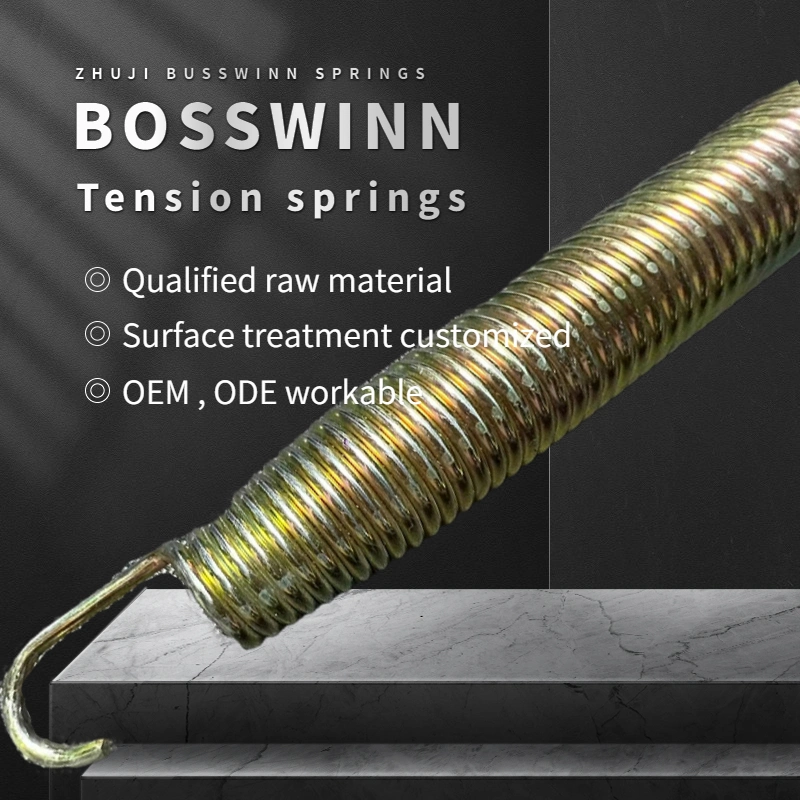 High Precision Carbon Steel Full Twist Loops Tension Spring