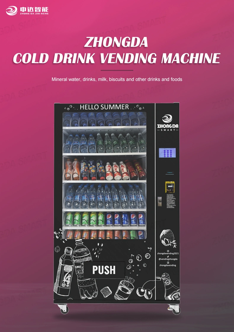 Zhongda High Quality Snacks and 6 Springs Mini Vending Machine