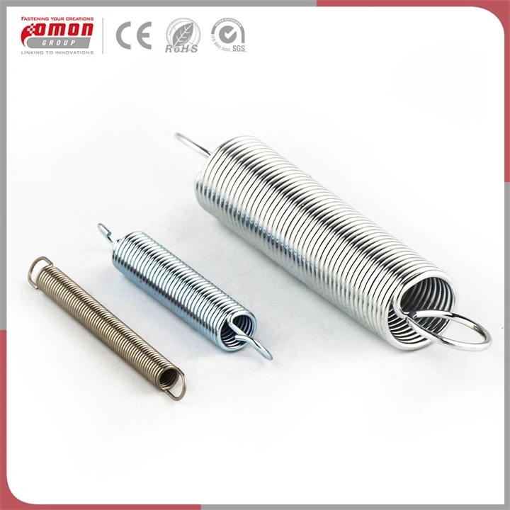 Customized Zinc Plated Metal Extension Spring for Home Appliance