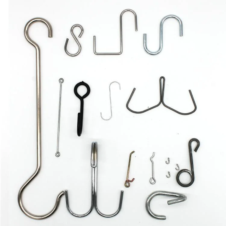 Mini Small Twisted 90 Degree Flat Galvanized Metal Steel Aluminum Spring S Shape Stainless Steel S Hook