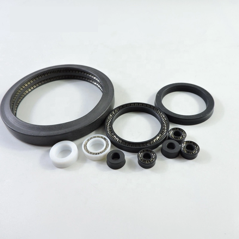 Custom Carbon Fiber Spring Energized PTFE Seal Rubber Seal Sealing Ring Spring Seal