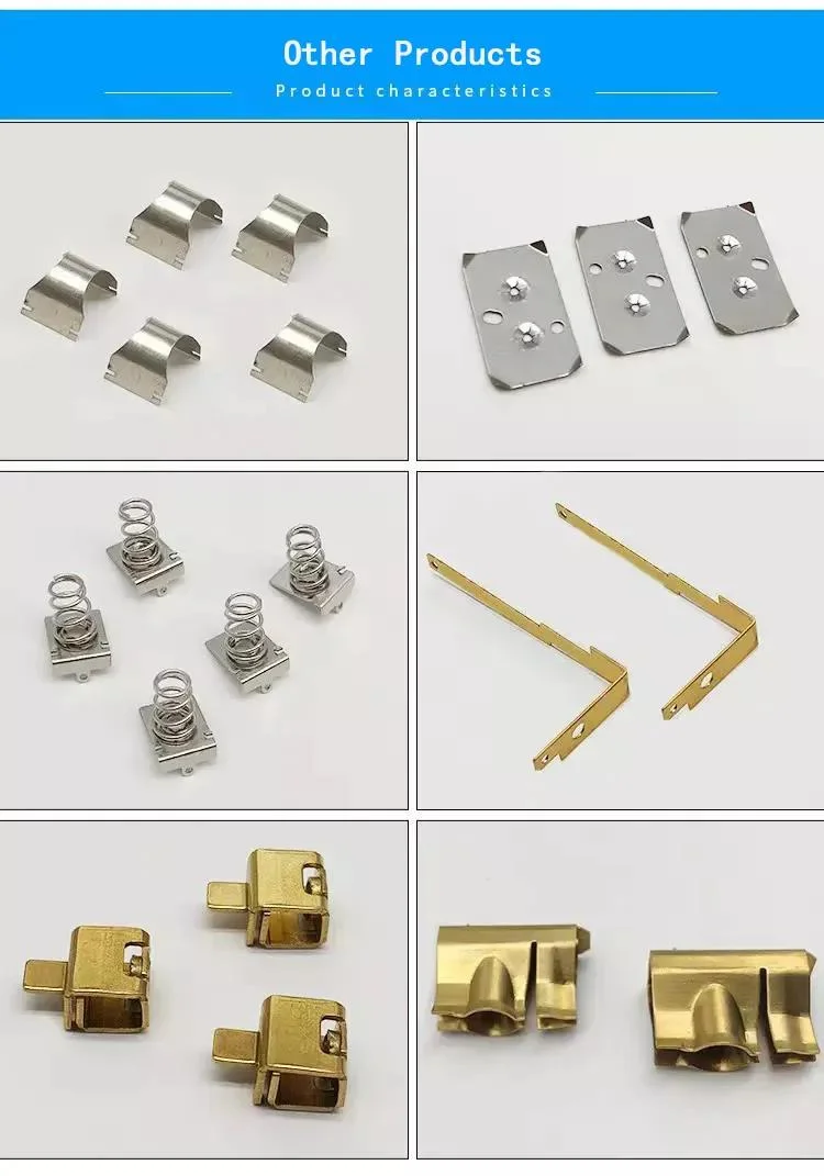 Customize Various Metal Stamping Parts to Process Stainless Steel Shrapnel, Manganese Steel and Copper Conductive Contact Pieces