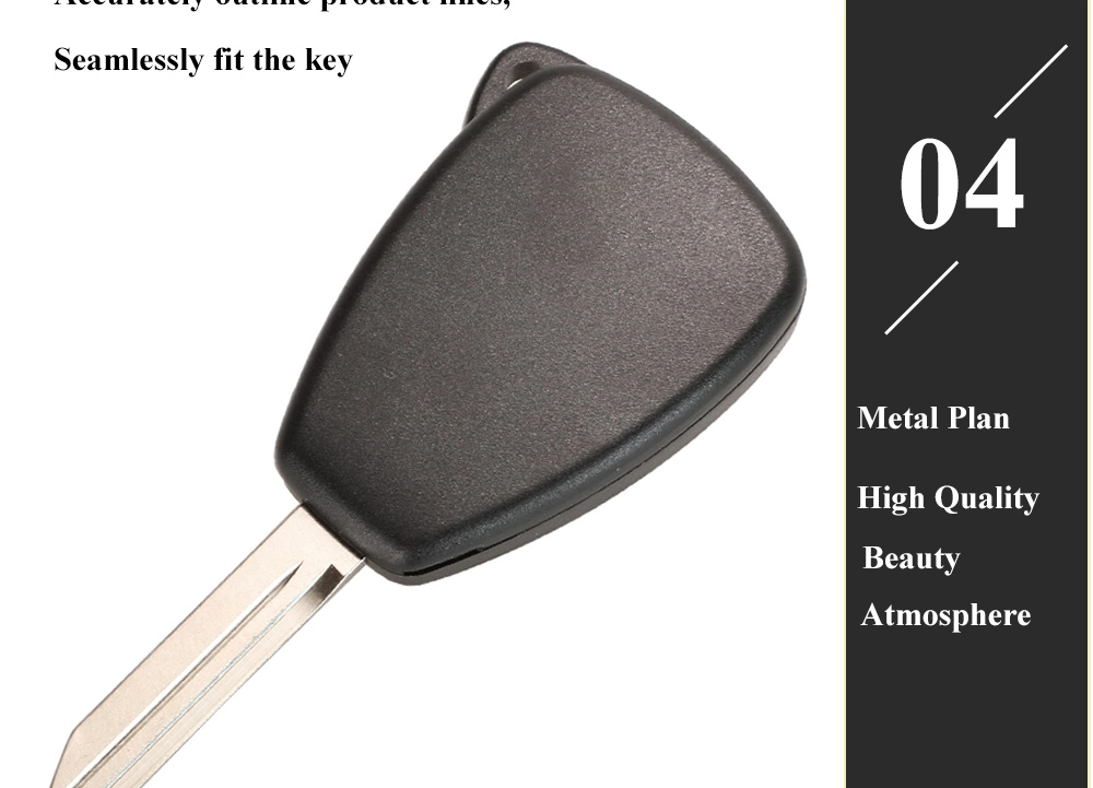 Blank Car Key Shell Case 2/3/4/5/6 Buttons for Chrysler 300 Dodge Jeep