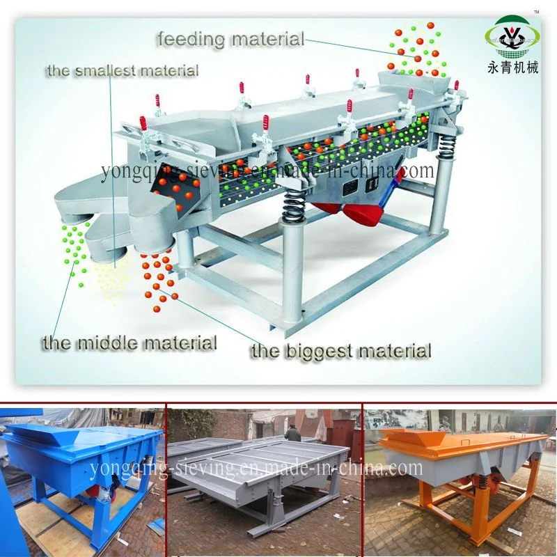 Large Capacity Construction Linear Vibrating Sieve Machine for Stone Sand Screening (Dzsf1030-4)