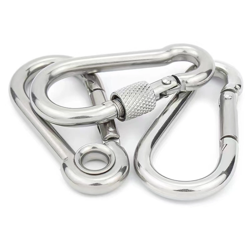 Stainless Steel Super Various Types Swivel Eye Bolt Snap Hook Spring Snap Hook Carabiner Hook