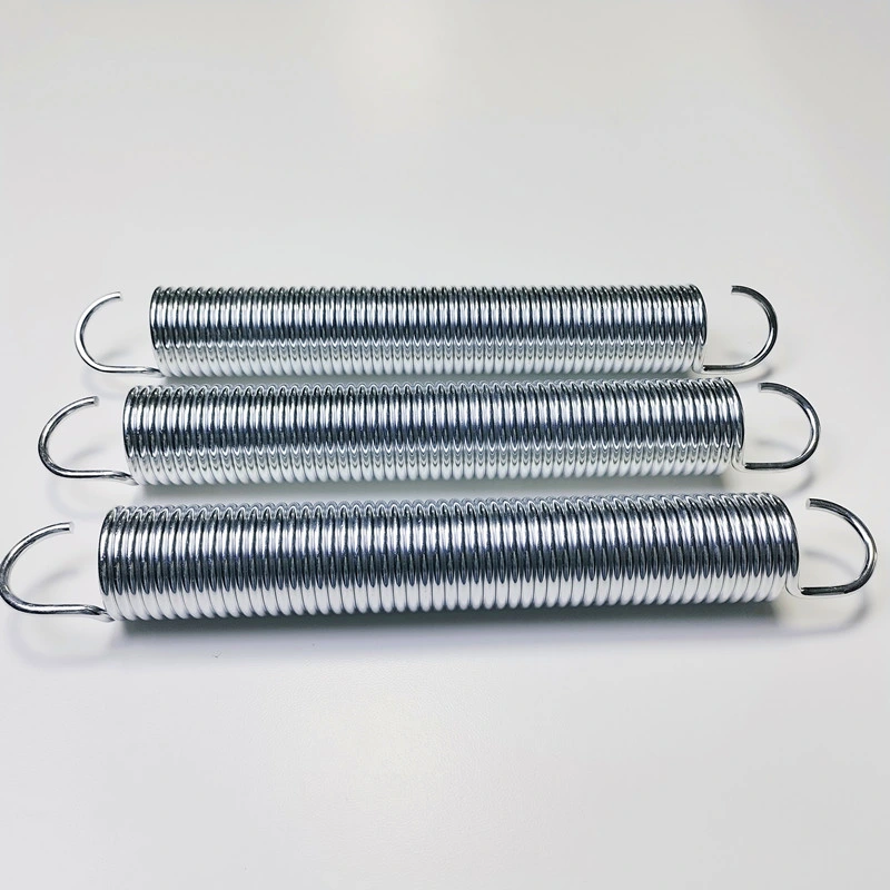 Heavy Duty Zinc Plating Extension Spring with Double Hook