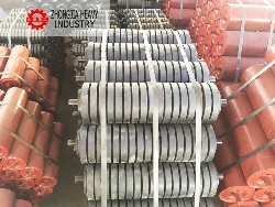 Low Price Long Overhead Fixed Incline Belt Conveyor for Cement, Mining and Construction Machinery