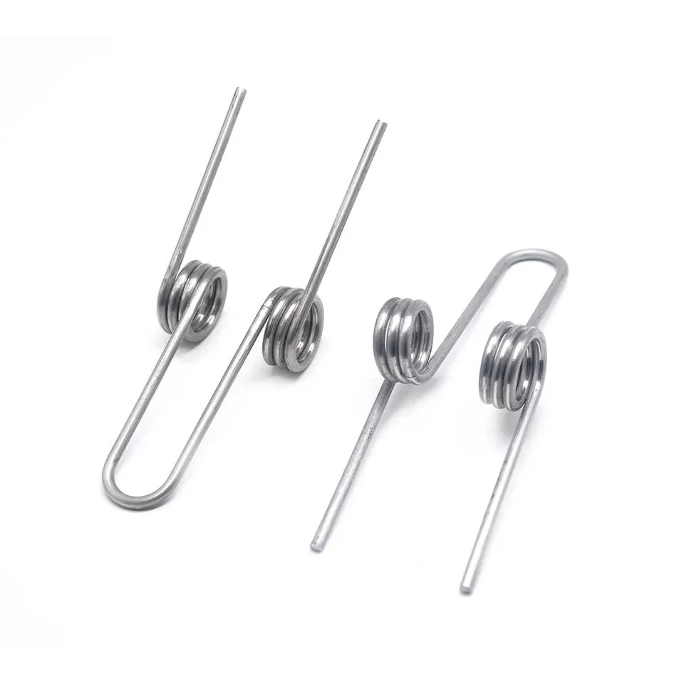 Custom Stainless Steel 304 Torsion Spring for Industrial Construction Mini Double Date Flat Spiral Coil Torsion Spring