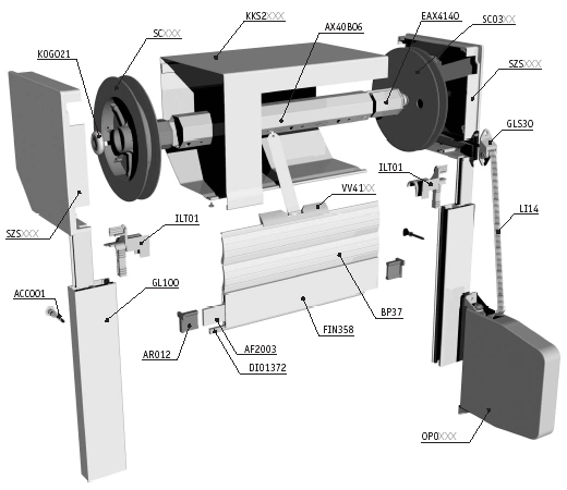 Roller Shutter /Aluminium Window/Roller Blind/Garage Door/Door Windows Components &amp; Accessories-Security Spring