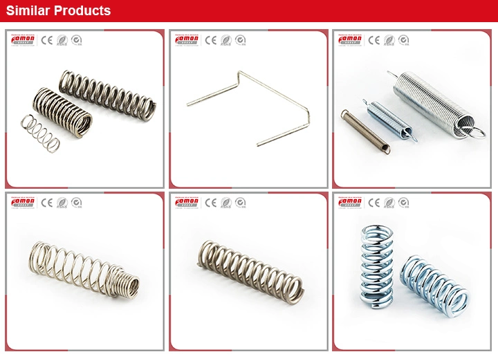 Customized Zinc Plated Metal Extension Spring for Home Appliance