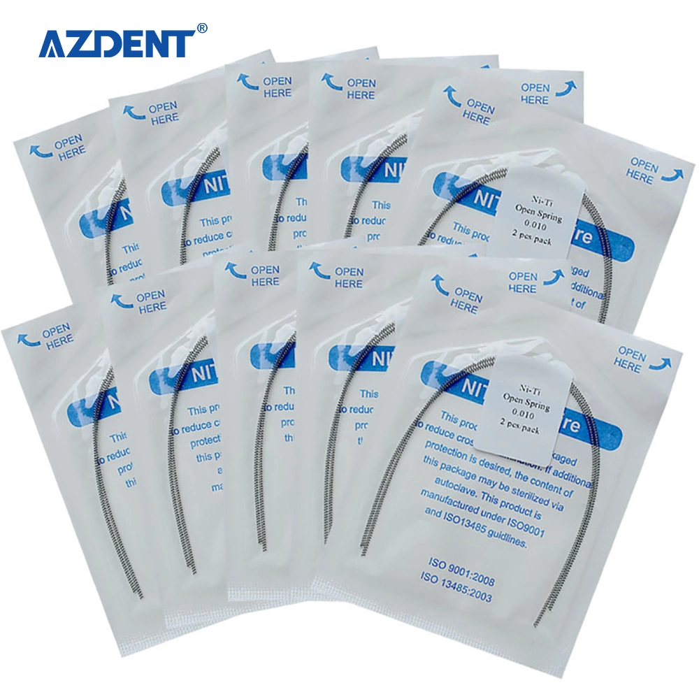 Hot Selling Azdent Niti Dental Orthodontic Open Coil Spring with CE