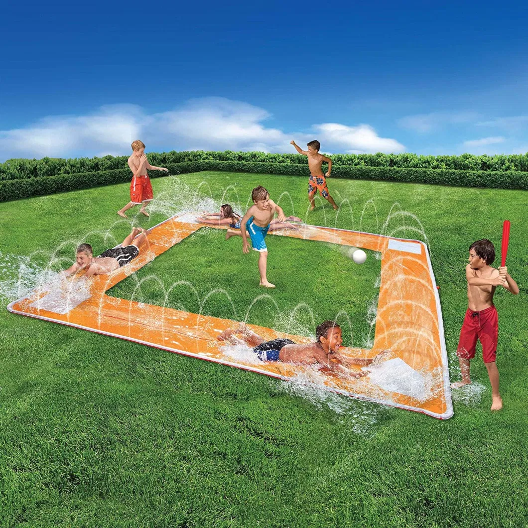 Spring and Summer Toys Grand Slam Baseball Water Slide Sprinkler Water Toys