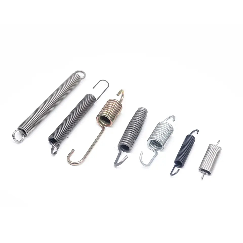 Custom Stainless Steel Galvanize Coil Extension Hook Clamp Long Small Adjustable Tension Spring