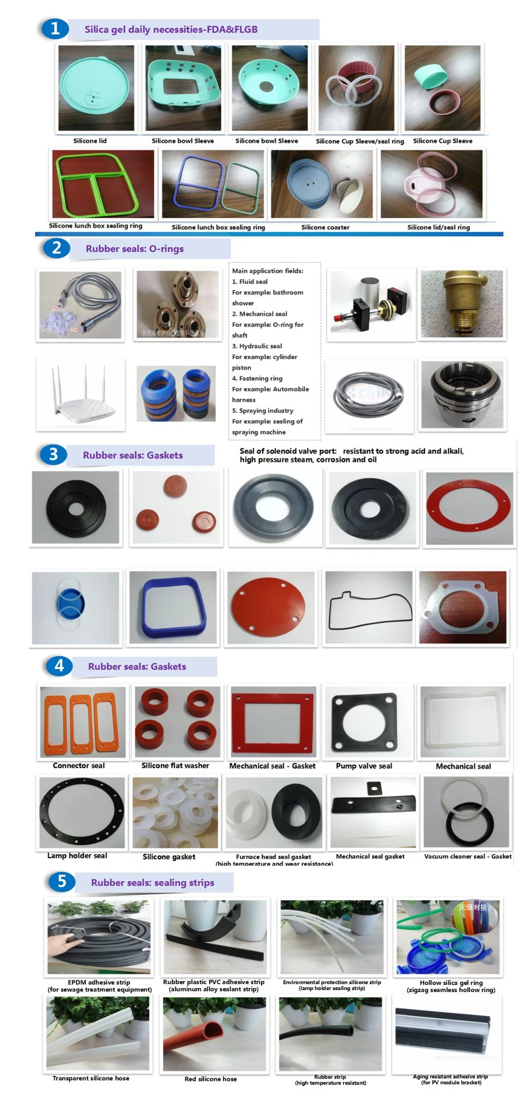 Wholesale Custom Molding Electric Conductive Rubber Gasket Custom Silicone Rubber Part