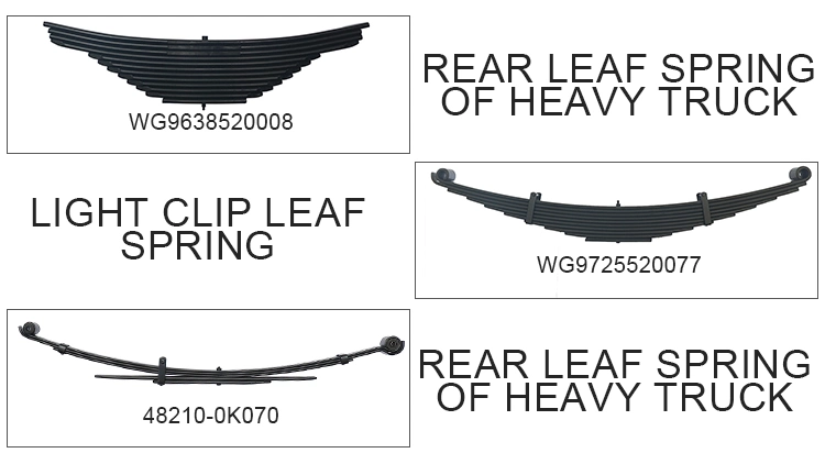 Single Axle Trailer Custom Small Suspension Leaf Spring for Truck