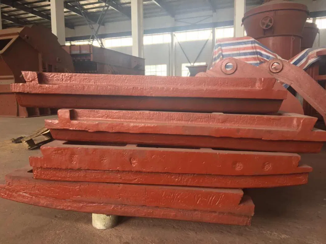 Jaw Crusher Parts Jaw Plate, Toggle Plate, Spring