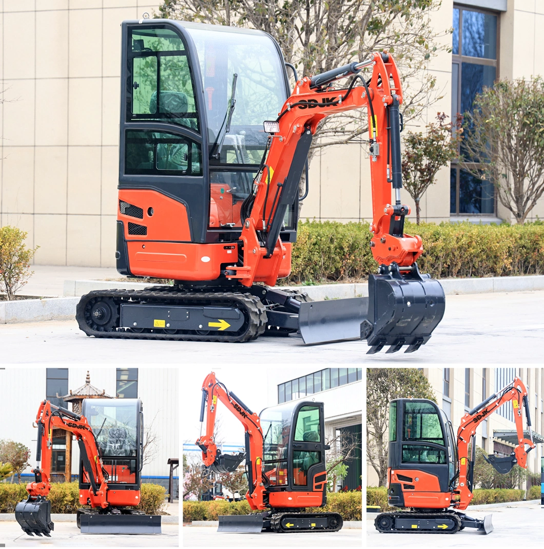 Construction Equipment Digger Excavators Mini Excavator 2 Ton