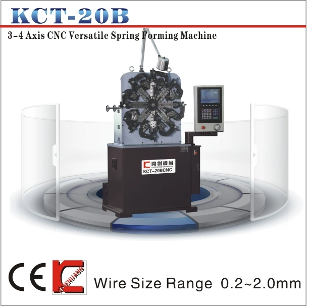 CNC Torsion Spring Machine with 304 Stainless Steel 0.2mm Flat Spiral Spring Coiling Machine