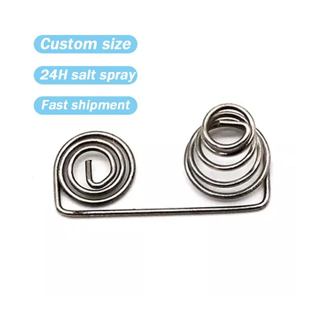Hongsheng Wholesale Metal Spring Steel Stainless Steel Wire Electronic Switch Spiral Battery Spring
