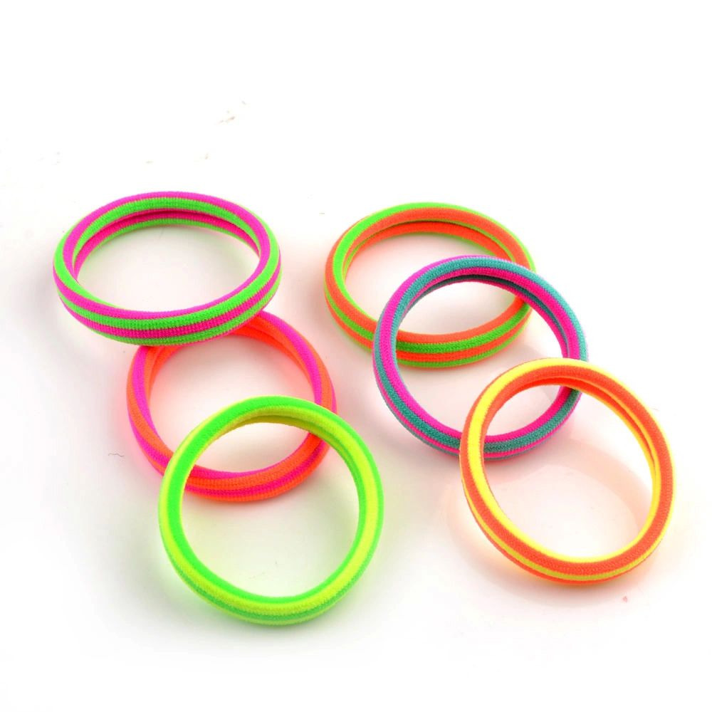 Colorful Elastic Women Hair Jewelry Ring