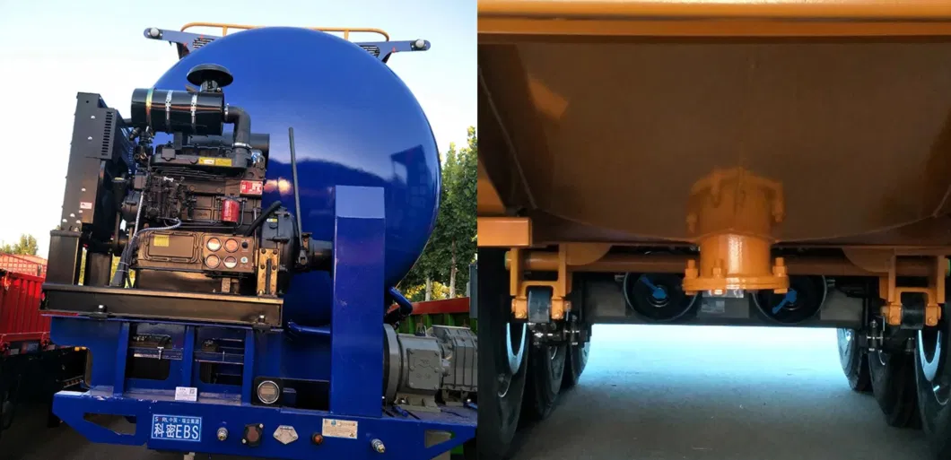 3 Axle 30/40/50 Cbm Bulk Cement/Fly Ash/Flour/Powder Material Transport Tank/Tanker Semi Trailer