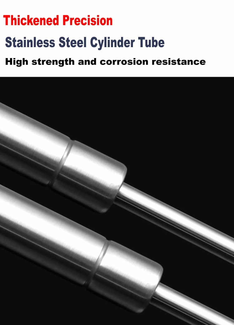 Reliable Locking Gas Springs, Durable Lockable Gas Struts with Release Head &amp; Control Cable for Furniture, Chairs, Bus Seats