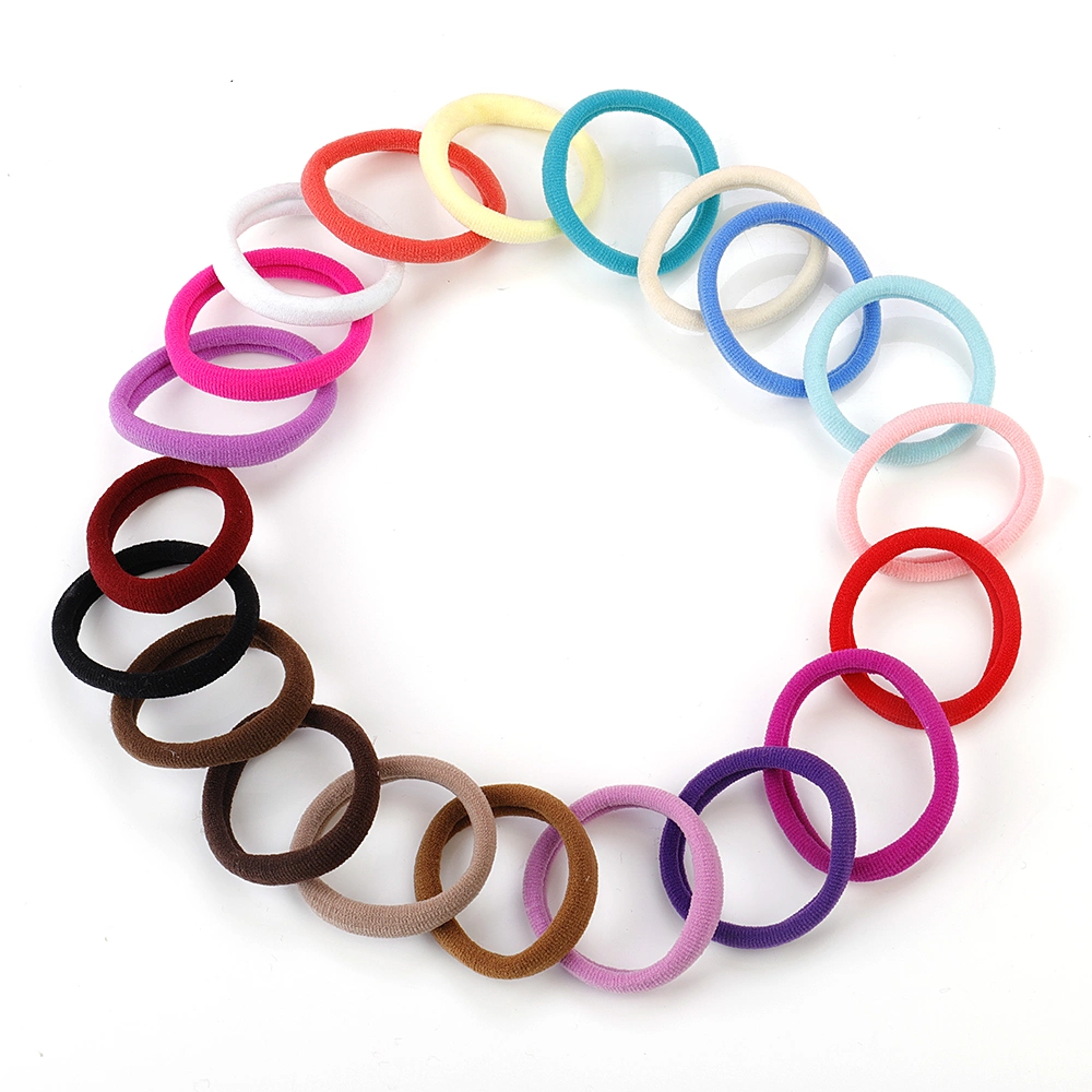 Colorful Elastic Women Hair Jewelry Ring