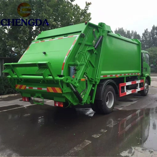 HOWO 4X2 12cbm Used Garbage Truck for Sale