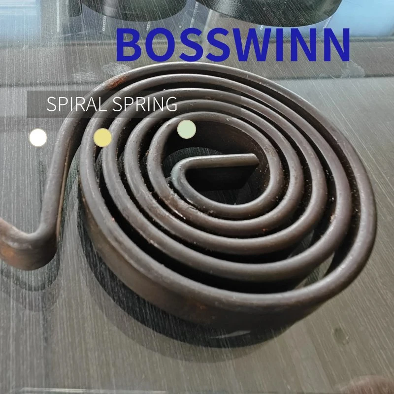 Band Steel or Flat Material Spiral Springs