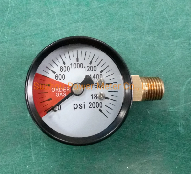 Y60 Dial Size 63mm a Type 3.5MPa Pressure Gauge for Sprinkler Valve