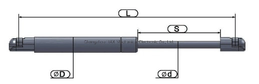 Gas Lift Bed Mechanism Spring Support with Long Size 1000mm