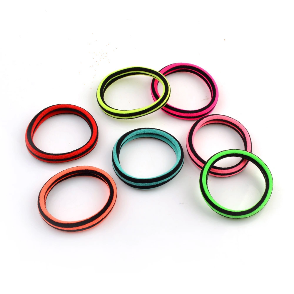 Colorful Elastic Women Hair Jewelry Ring