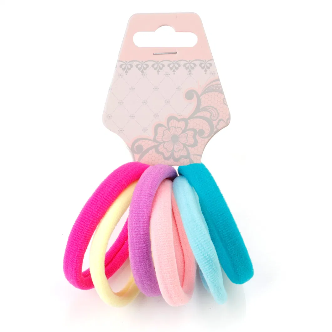 Colorful Elastic Women Hair Jewelry Ring