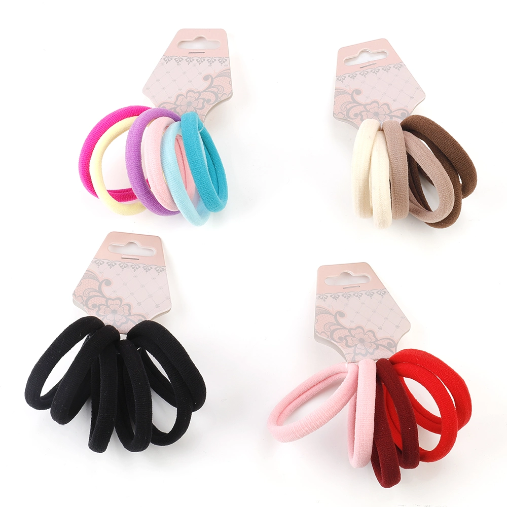 Colorful Elastic Women Hair Jewelry Ring