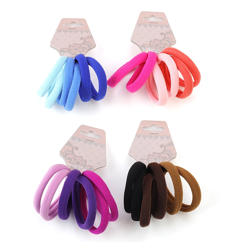 Colorful Elastic Women Hair Jewelry Ring