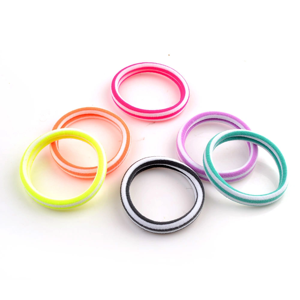 Colorful Elastic Women Hair Jewelry Ring