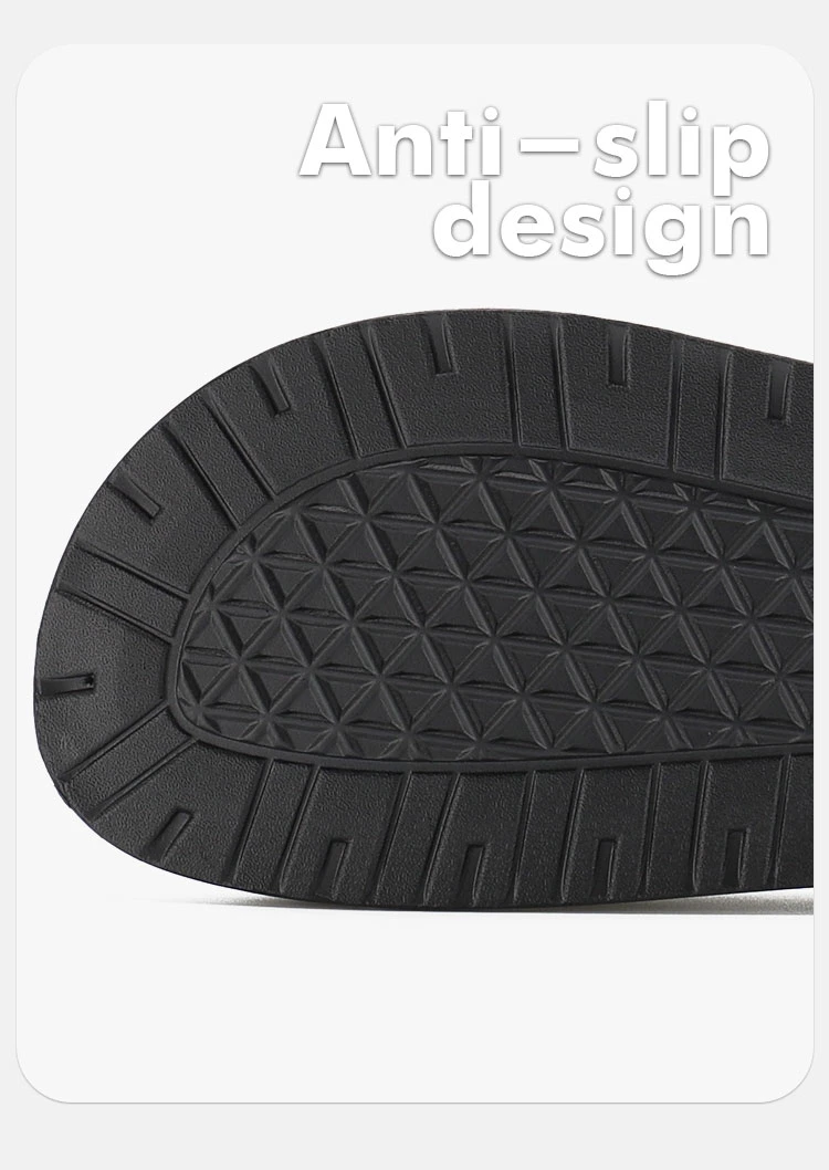 Henghao OEM Logo Slippers Home Anti-Slippery Custom Slides Slippers Men 2024