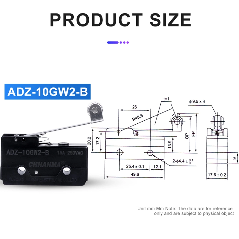 Pin Plunger Type Electronic Microswitch