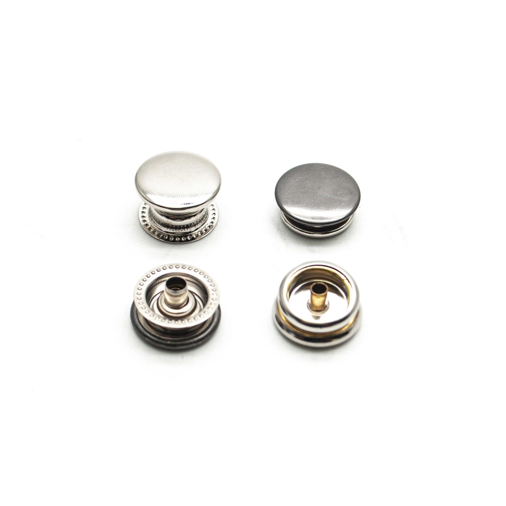 4 Parts Snap Button Press Button Spring Snap Button