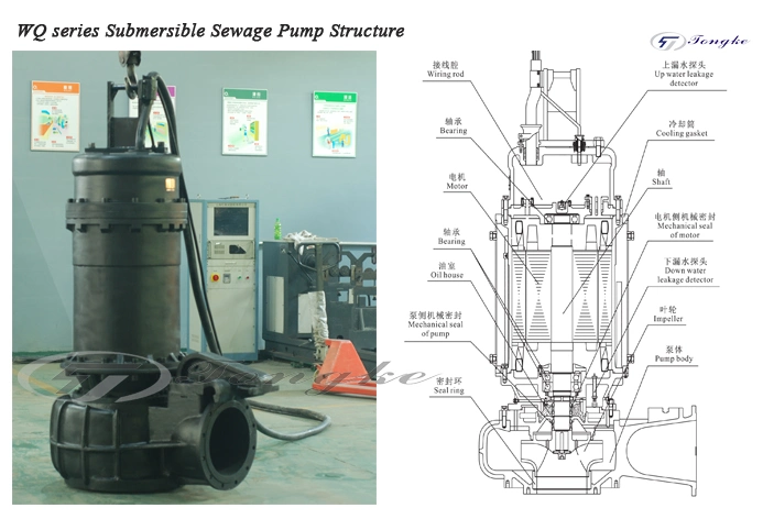 Submersible Sewage Dirty Water Sinking Submerged Immersible Floating Pumping Station Pump