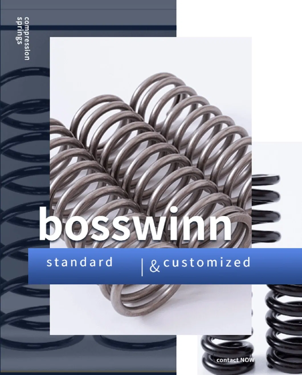Customized Small Metal Stainless Steel Tension Spring Extension Coil Compression Springs