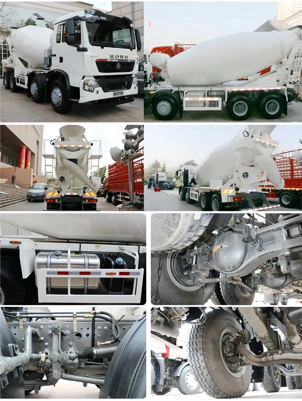 Concrete Mixer Truck Mixers Truck Cement Drum Truck for Sale 2-12cube M3