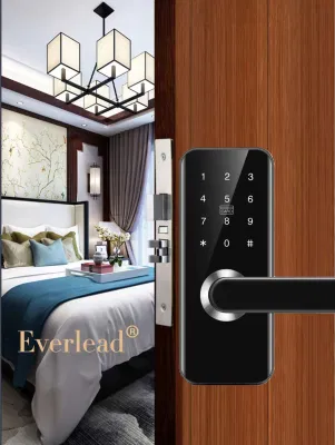 Home Security Door Lock Smart Fingerprint Door Lock with Keyless Entry Digital Biometric Security Access, Deadbolt Mortise Lock with Keypad, Bluetooth
